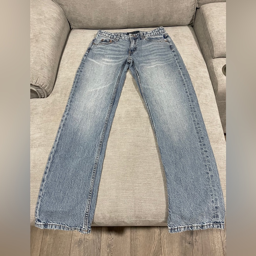 Womens Straight Leg Baggy Jeans